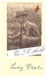 LUDWIG DIELS (1874-1945) deutscher Botaniker. Sein offizielles botanisches Autorenkürzel lautet „Diels“.