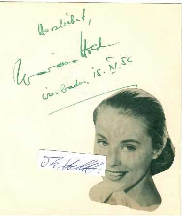 MARIANNE HOLD (1933-94) deutsche Schauspielerin, von Luis Trenker für den Film entdeckt, Star des Heimatfilms / german actress