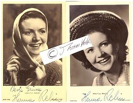 HERMA RELIN (1913-95) österreichische Theater- und Filmschauspielerin, UFA-Star, 1936 debütierte sie in Karl Ritters Film Weiberregiment, 1938 Sergeant Berry, 1940 Friedrich Schiller – Der Triumph eines Genies