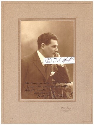 HUBERT AUDOUIN (Daten unbekannt) französischer Opernsänger der Opera Comique, Paris