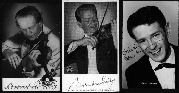 BARNABAS VON GECZY (1897-1971) ungarisch-deutscher Violinist und Orchesterleiter