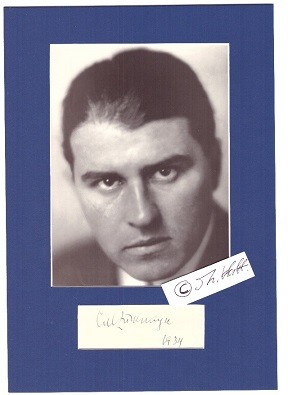 CARL ZUCKMAYER (1896-1977) dt.-schweizer Dramatiker, Schriftsteller, Drehbuchautor, u.a. "Des Teufels General"