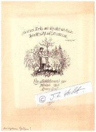 FERDINAND STAEGER (1880-1976) Professor, deutscher Maler und Grafiker, Mystischer Realismus, Goethe-Medaille für Kunst und Wissenschaft (1940)