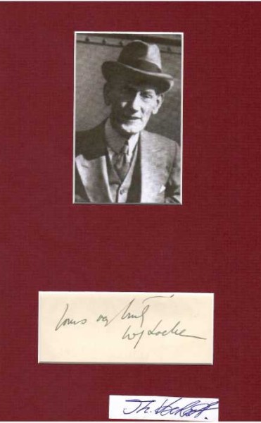WILLIAM JOHN LOCKE (1863-1930) britischer Dramatiker und Erzähler, der durch seine Kurzgeschichten bekannt wurde.
