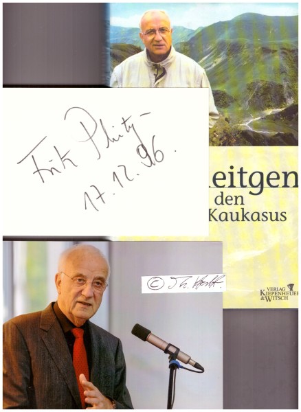 FRITZ PLEITGEN (1938-2022) dt. Journalist und Intendant des Westdeutschen Rundfunk, Präsident der Europäischen Rundfunkunion EBU, Vorsitzender der RUHR.2010 GmbH
