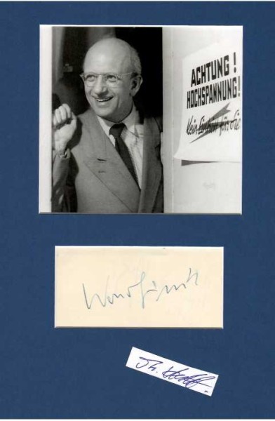 WERNER FINCK (1902-78) deutscher Kabarettist, Schauspieler und Autor