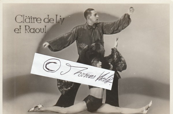 CLÄIRE DE LY (Daten unbekannt) dt. Artistin, Tänzerin, Varieteekünstlerin