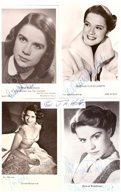 GERTRUD KÜCKELMANN (1929-79 SM) dt. Schauspielerin, Liebesbeziehung mit dem Schauspieler Oskar Werner