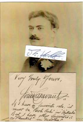 LOUIS CARAVANT (Daten unbekannt) englischer Opernsänger / british opera singer