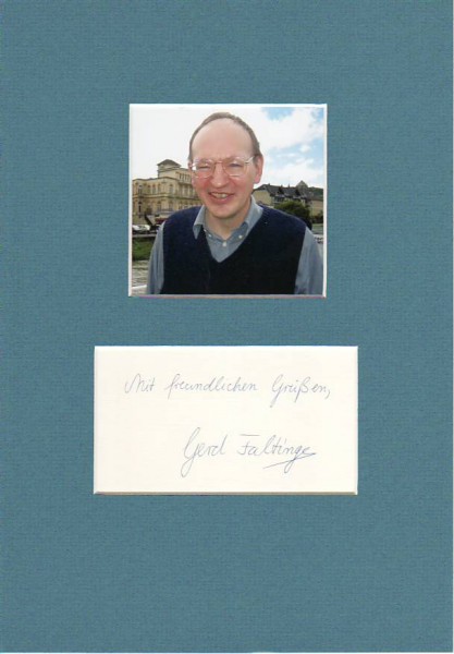 GERD FALTINGS (1954) Professor Dr., deutscher Mathematiker und erster deutscher Träger der Fields-Medaille