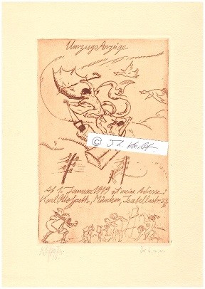 KARL OTTO SPETH (1890-1925) früh verstorbener, deutscher Künstler, Maler und Grafiker