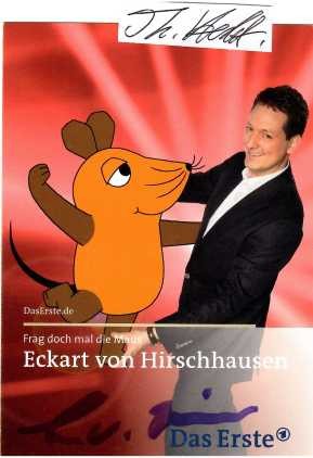 ECKART VON HIRSCHHAUSEN (1967) Dr.med., deutscher Arzt, Moderator, Zauberkünstler, Kabarettist, Comedian und Schriftsteller