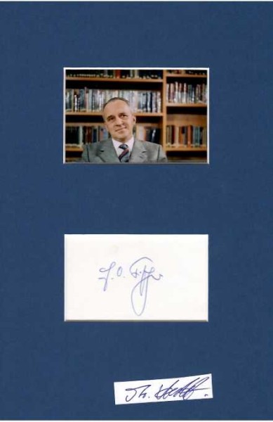 ERNST OTTO FISCHER (1918-2007) Professor Dr., Nobelpreis für Chemie 1973 / german chemican with nobel prize