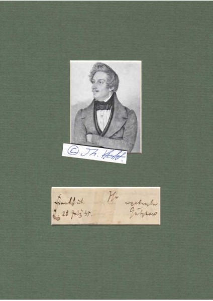KARL GUTZKOW (1811-78) deutscher Schriftsteller, Publizist / german writer and publisher