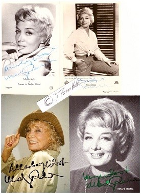 MADY RAHL (1915-2009) deutsche Schauspielerin und Sängerin