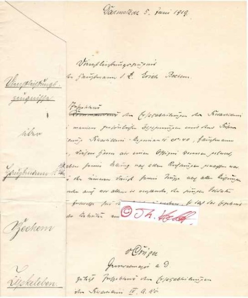 HERMANN VON CRONIGER / CONIGER (Daten unbekannt) deutscher Generalmajor