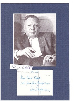 WERNER FORßMANN (Werner Forssmann, 1904-79) Professor Dr., deutscher Mediziner und Nobelpreisträger für Medizin 1956, , führte 1929 an sich selbst die erste publizierte und über ein Röntgenbild dokumentierte Rechtsherzkatheterisierung beim Menschen durch