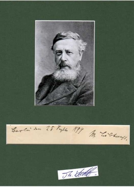 WILHELM LIEBKNECHT (1826-1900) deutscher, sozialdemokratischer Politiker, einer der Gründerväter der Sozialdemokratischen Partei Deutschlands (SPD) und damit eine der wichtigsten Personen in der Geschichte der deutschen Sozialdemokratie, Vater von Theodor und Karl Liebknecht