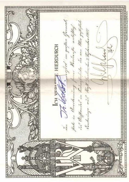 WILHELM II. (1859-1941) von 1888 bis 1918 letzter Deutscher Kaiser und König von Preußen