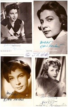 DORIS KIRCHNER (1930-2015) österreichische Schauspielerin, oft als fesches Maderl, verheiratet mit den Filmregisseuren Franz Josef Gottlieb und Helmuth Ashley