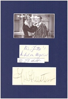 HUBERT VON MEYERINCK (1896-1971) "Hupsi" deutscher Schauspieler und Komiker; JOHANNES HEESTERS (1903-2011) niederländischer Schauspieler und Sänger (Tenor)