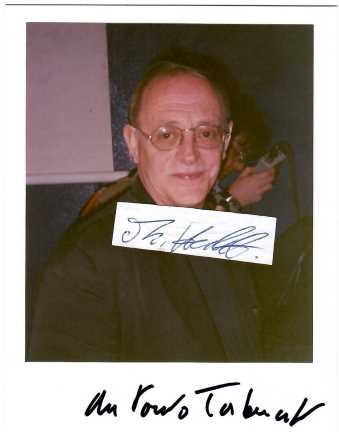 ANTONIO TABUCCHI (1943-2012) Professor Dr., italienischer Schriftsteller / italian writer