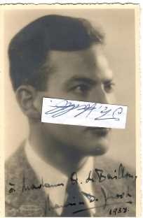 MAURICE DE GROOTE (1910-94) belgischer Sänger / belgian singer