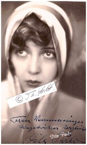 DITA PARLO (1908 Stettin-1971 Paris) deutsche Schauspielerin