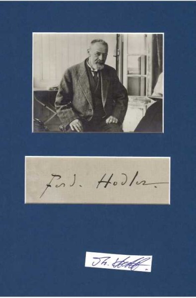 FERDINAND HODLER (1853-1918) Schweizer Maler des Symbolismus und des Jugendstils / swizz painter