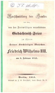 FREIWILLIGEN-CORPS (freiwillige Jäger Preußens)