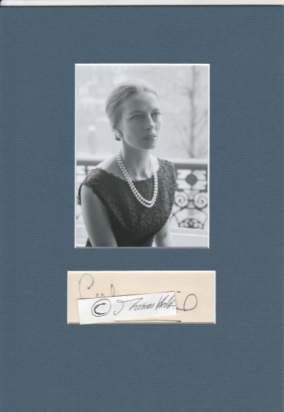 CAPUCINE ( (eigentlich Germaine Hélène Irène Lefebvre; 1928 -1990 SM) französische Filmschauspielerin / french actress
