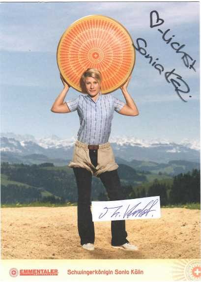 SONIA KÄLIN (1985) Schweizer Schwingerin. Sie ist vierfache Schwingerkönigin: 2012, 2015, 2016 und 2017.