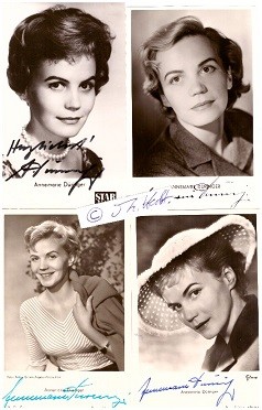ANNEMARIE DÜRINGER (1925-2014) Schweizer Schauspielerin, Burgschauspielerin und Trägerin des Alma-Seidler-Rings