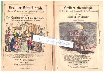 BERLINER STADTKLATSCH Heitere Lebensbilder aus Berlins Gegenwart.