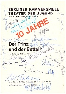BERLINER KAMMERSPIELE / THEATER DER JUGEND 10 Jahre