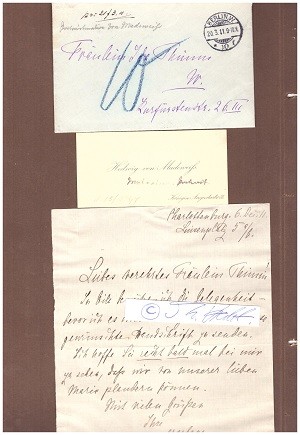 HEDWIG VON MADEWEIß (1856- ?) Berliner Porträtmalerin / german painter, artist