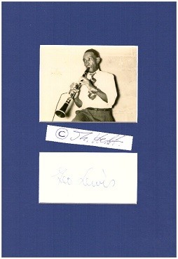 GEORGE LEWIS (1900-68) einer der wichtigsten US-amerikanischen Klarinettisten des New Orleans Jazz