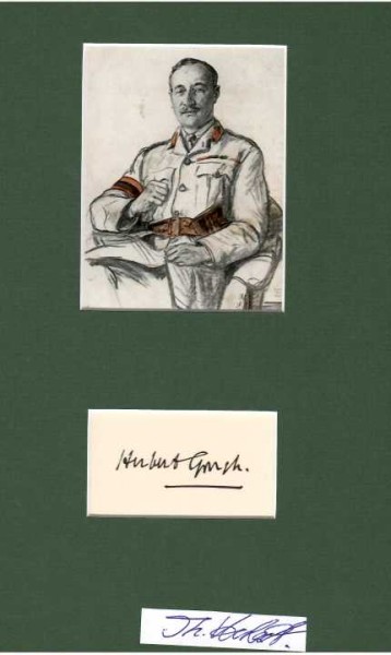 HUBERT DE LA POER GOUGH (HUBERT GOUGH, 1870-1963) Sir, britischer General und Armeebefehlshaber im Ersten Weltkrieg, kommandierte 1916-18 die Britische Fifth Army