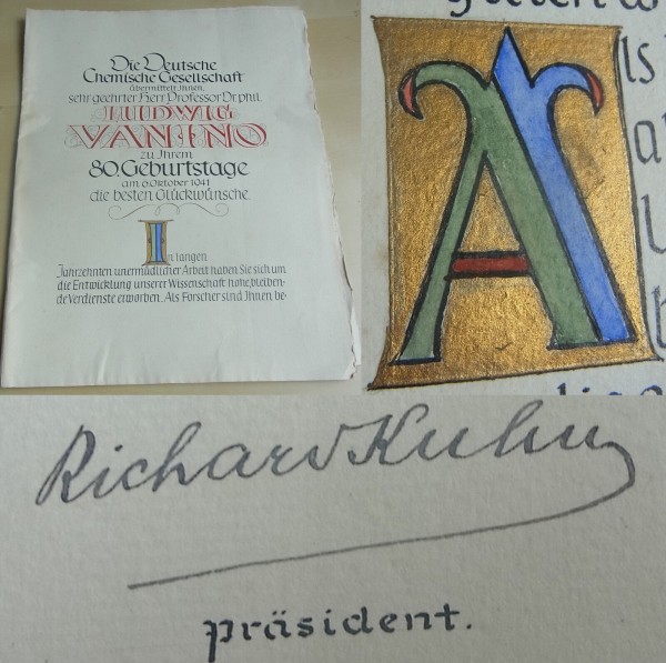 RICHARD KUHN (1900-67) Professor Dr., österreichischer Chemiker und Nobelpreisträger von 1938 für seine Arbeiten über Carotinoide und Vitamine