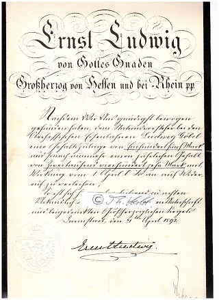ERNST LUDWIG von Hessen-Darmstadt (1868-1937) 1892-1918 LETZTER GROßHERZOG VON HESSEN UND BEI RHEIN