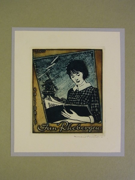 RICHARD PREUSSE (1888–1971) deutscher Maler, Graphiker und Schriftkünstler