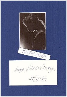 MAJA PLISSEZKAJA (Majja Michajlovna Pliseckaja; 1925-2015) russische Primaballerina des Bolschoi-Balletts und Choreografin